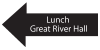 Lunch Location Arrow Signage image