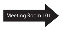 Meeting Room Arrow Signage image